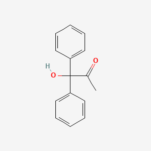 molecular formula C15H14O2 B12001547 1-Hydroxy-1,1-diphenylpropan-2-one CAS No. 4571-02-2