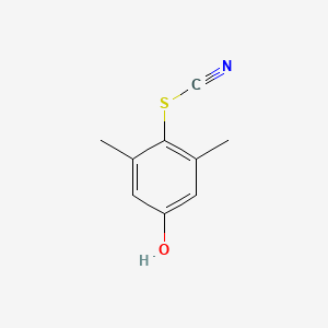 molecular formula C9H9NOS B12001563 4-Hydroxy-2,6-dimethylphenyl thiocyanate CAS No. 6074-30-2