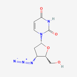 molecular formula C9H11N5O4 B1200160 3'-beta-Azido-2',3'-dideoxyuridine CAS No. 101039-96-7
