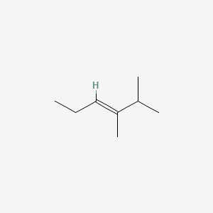 molecular formula C8H16 B12001602 2,3-Dimethyl-3-hexene CAS No. 7145-23-5