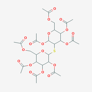 molecular formula C28H38O18S B1200163 Thiokojibiose octaacetate 