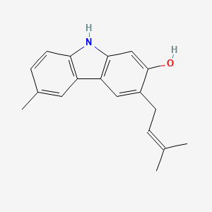 molecular formula C18H19NO B1200171 Siamenol 