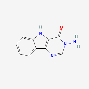 3-amino-5H-pyrimido[5,4-b]indol-4-one