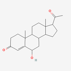 molecular formula C21H30O3 B12001757 6-Hydroxyprogesterone 