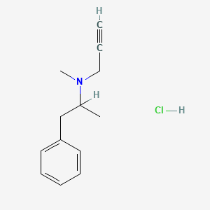 molecular formula C13H18ClN B1200182 Deprenyl hydrochloride CAS No. 2079-54-1