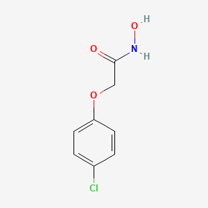 molecular formula C8H8ClNO3 B12001824 Acetamide, 2-(4-chlorophenoxy)-N-hydroxy- CAS No. 13359-17-6