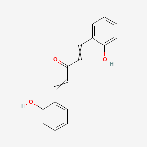 B1200186 1,4-Pentadien-3-one, 1,5-bis(hydroxyphenyl)- CAS No. 2150-52-9