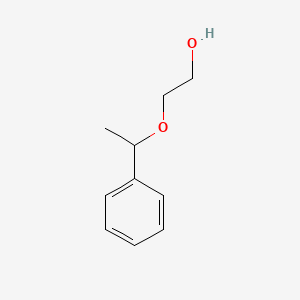 molecular formula C10H14O2 B12001898 Ethanol, 2-(1-phenylethoxy)- CAS No. 4799-66-0