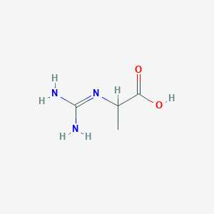 molecular formula C4H9N3O2 B1200192 (S)-2-Guanidinopropanoic acid CAS No. 39614-54-5