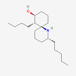molecular formula C19H37NO B1200193 Perhydrohistrionicotoxin CAS No. 40709-29-3