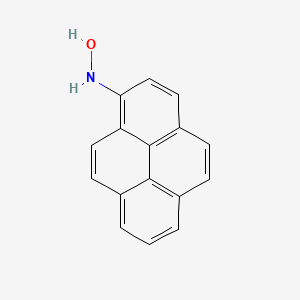 molecular formula C16H11NO B1200197 N-Hydroxy-1-aminopyrene CAS No. 85964-28-9