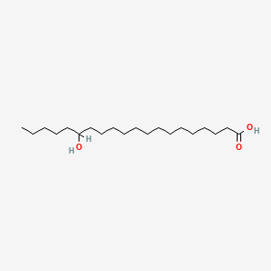 molecular formula C20H40O3 B1200198 15-Hydroxyicosanoic acid CAS No. 73179-99-4