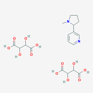 molecular formula C14H20N2O6 B012002 Nicotine hydrogen tartrate CAS No. 65-31-6