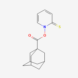molecular formula C16H19NO2S B1200204 N-(1-Adamantoyloxy)pyridine-2-thione CAS No. 91233-19-1