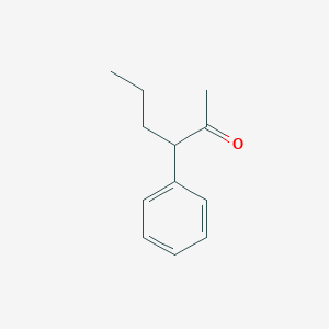 molecular formula C12H16O B12002052 3-Phenylhexan-2-one CAS No. 6306-30-5