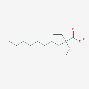molecular formula C14H28O2 B12002185 2,2-Diethyldecanoic acid CAS No. 5343-55-5