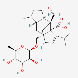 molecular formula C26H38O8 B1200219 4'-O-demethylsordarin 