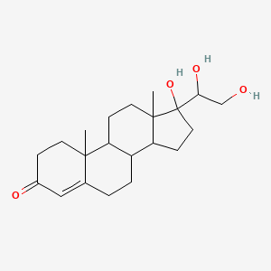 molecular formula C21H32O4 B12002197 17,20,21-Trihydroxy-4-pregnen-3-one 