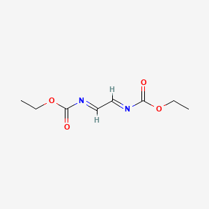 molecular formula C8H12N2O4 B12002223 Glyoxal-bis(carbethoxy-imide) CAS No. 35896-51-6