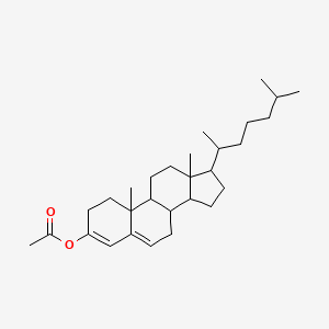 molecular formula C29H46O2 B12002277 Cholesta-3,5-dien-3-yl acetate CAS No. 2309-32-2