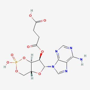 molecular formula C14H16N5O9P B1200236 2'-O-Succinyl-cAMP CAS No. 36940-87-1
