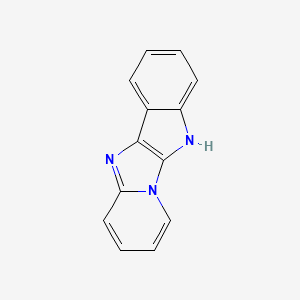 molecular formula C13H9N3 B1200242 Pyridino(1,2-a)imidazo(5,4-b)indole CAS No. 60067-39-2