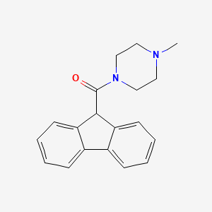 molecular formula C19H20N2O B12002437 9H-fluoren-9-yl-(4-methylpiperazin-1-yl)methanone CAS No. 54583-31-2