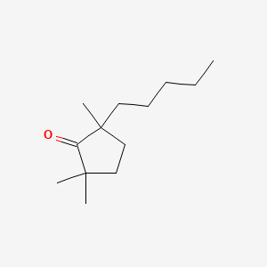 2,2,5-Trimethyl-5-pentylcyclopentan-1-one
