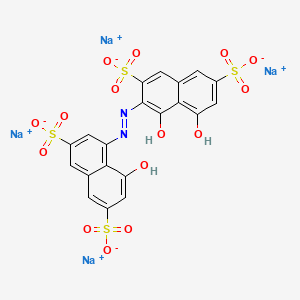 molecular formula C20H10N2Na4O15S4 B1200248 Beryllon II CAS No. 51550-25-5
