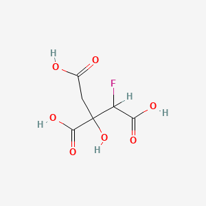 molecular formula C6H7FO7 B1200249 Fluorocitric acid CAS No. 357-89-1