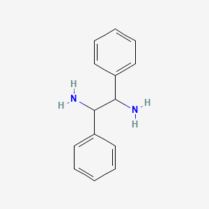 molecular formula C14H16N2 B1200250 1,2-Diphenylethane-1,2-diamine CAS No. 5700-60-7