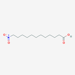 molecular formula C12H23NO4 B12002500 12-nitrododecanoic Acid CAS No. 32571-74-7