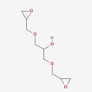 molecular formula C9H16O5 B1200253 1,3-Bis(oxiran-2-ylmethoxy)propan-2-ol CAS No. 3568-29-4