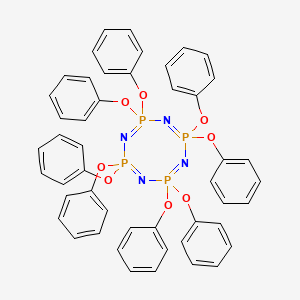 molecular formula C48H40N4O8P4 B12002549 Octaphenoxycyclotetraphosphazene CAS No. 992-79-0