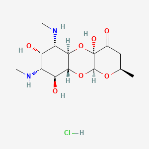 molecular formula C14H36Cl2N2O12 B1200256 Spectinomycin hydrochloride CAS No. 22193-75-5