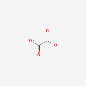 molecular formula C2O4(2−)<br>C2O4-2 B1200264 Oxalate CAS No. 338-70-5