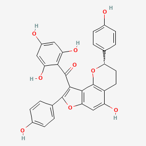 molecular formula C30H22O9 B1200267 Daphnodorin A CAS No. 95733-03-2
