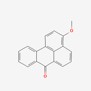 molecular formula C18H12O2 B1200273 7H-Benz[de]anthracen-7-one, 3-methoxy- CAS No. 3688-79-7