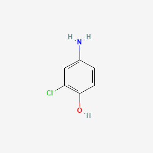 molecular formula C6H6ClNO B1200274 4-氨基-2-氯苯酚 CAS No. 3964-52-1