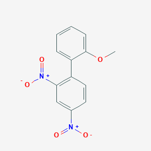 molecular formula C13H10N2O5 B12002758 1,1'-Biphenyl, 2'-methoxy-2,4-dinitro- CAS No. 106166-21-6