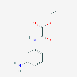 molecular formula C10H12N2O3 B12002765 Ethyl[(3-aminophenyl)amino](oxo)acetate CAS No. 7402-43-9