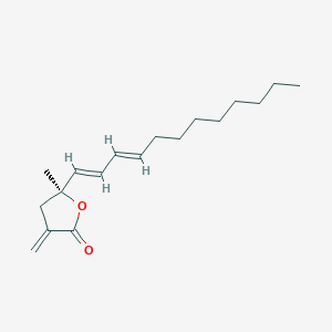 molecular formula C18H28O2 B1200284 Plakolide A 