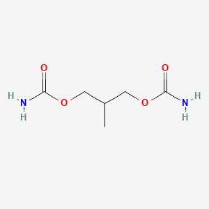 molecular formula C6H12N2O4 B12003028 1,3-Propanediol, 2-methyl-, dicarbamate CAS No. 25451-10-9