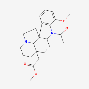 molecular formula C23H30N2O4 B1200303 Cylindrocarpidine 