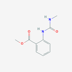 molecular formula C10H12N2O3 B12003059 Methyl 2-[(methylcarbamoyl)amino]benzoate CAS No. 1207-61-0