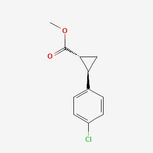 molecular formula C11H11ClO2 B12003060 Methyl trans-2-(4-chlorophenyl)cyclopropanecarboxylate 