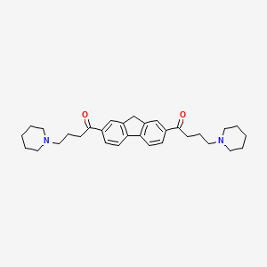 1,1'-(9H-Fluorene-2,7-diyl)bis(4-piperidinobutan-1-one)
