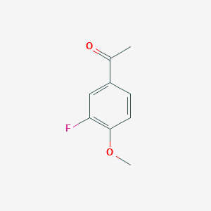 molecular formula C9H9FO2 B120032 3'-氟-4'-甲氧基苯乙酮 CAS No. 455-91-4