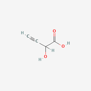 molecular formula C4H4O3 B1200322 2-Hydroxy-3-butynoic acid CAS No. 40027-75-6