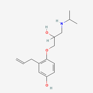 4-[2-Hydroxy-3-(propan-2-ylamino)propoxy]-3-prop-2-enylphenol
